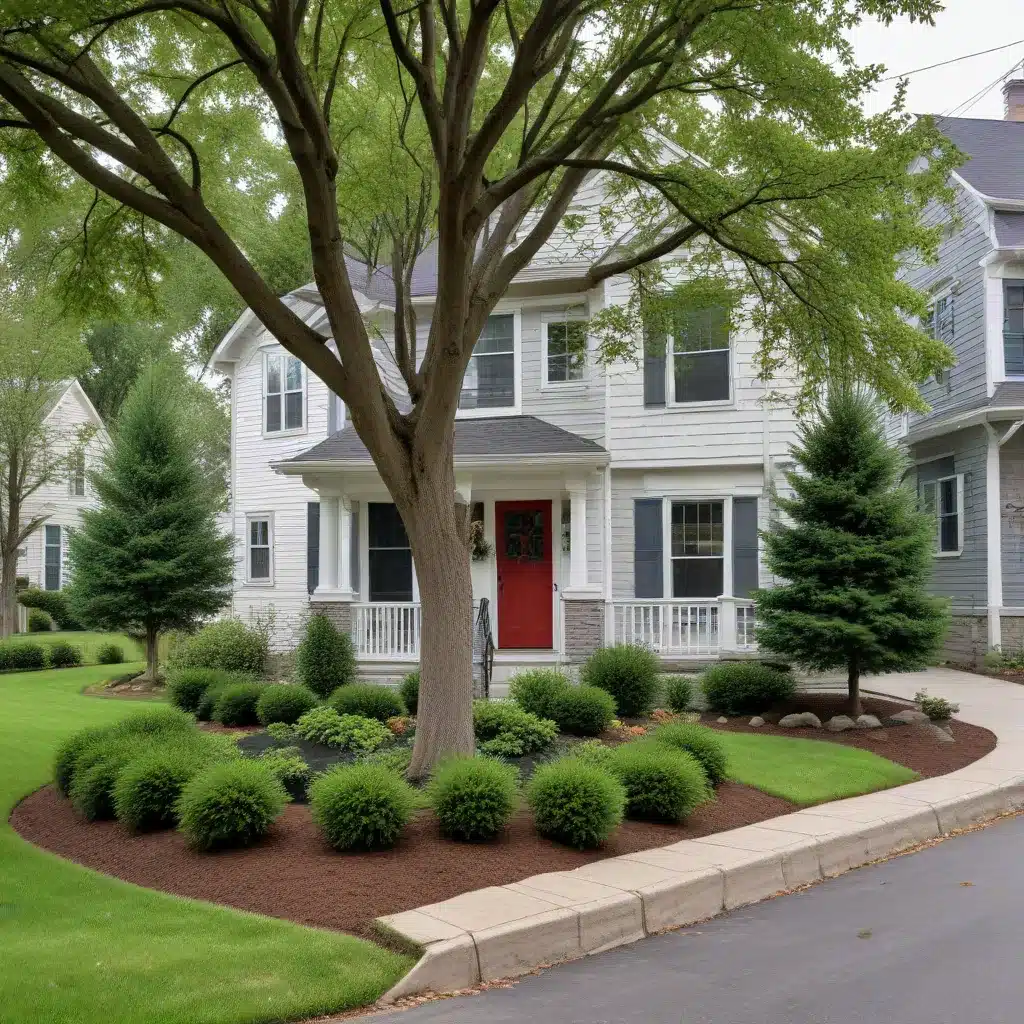 Achieving Year-Round Curb Appeal with Thoughtful Tree Placement