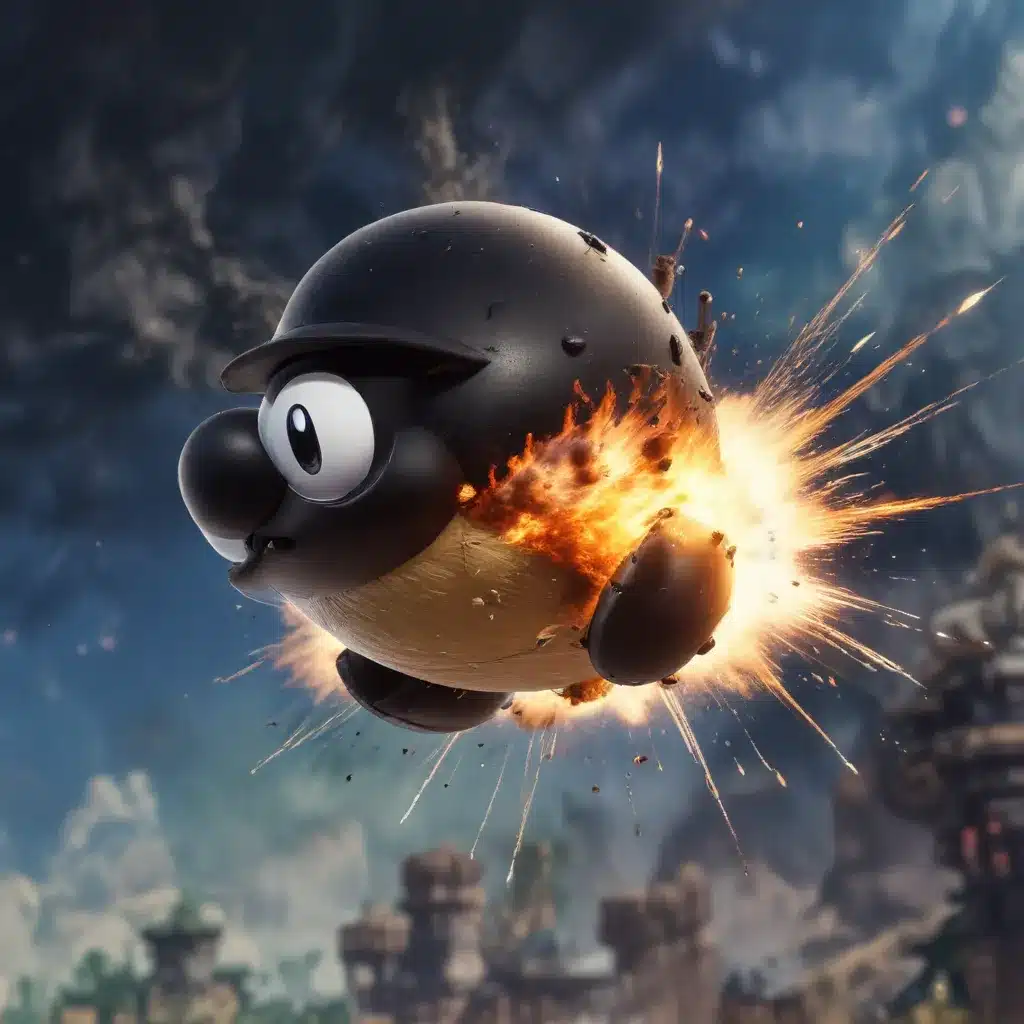 Bullet Bill’s Explosive Trajectory in the Super Mario Universe