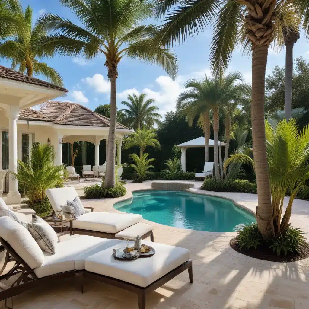 Elevating Outdoor Living with Strategically Placed Palm Beach Trees